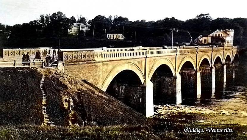Kuldīga Ventas tilts 1940 gads Autors: pyrathe Senā Kuldīga #6