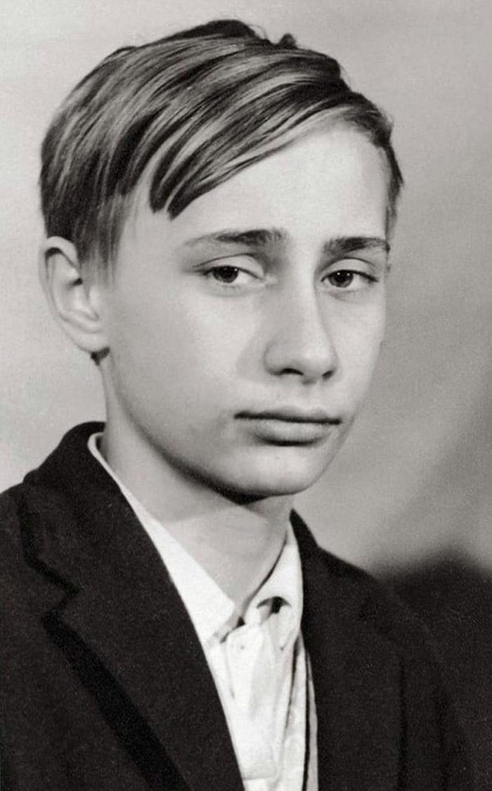 Vladimirs Putins vēl pusaudzis... Autors: Lestets Pasaules līderi pirms viņi par tādiem kļuva