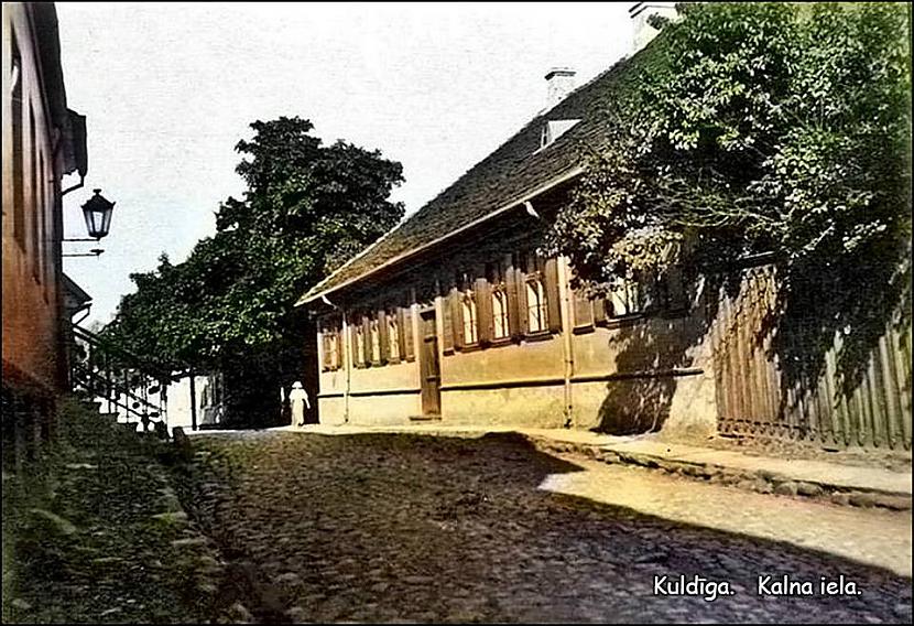 Kuldīga Kalna iela 1920ie gadi Autors: pyrathe Senā Kuldīga #8