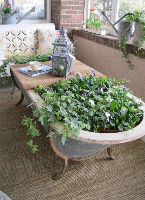 Vecā vanna var iegūt jaunu... Autors: 100 A 20 iedvesmojošas idejas dārza dekorēšanai!