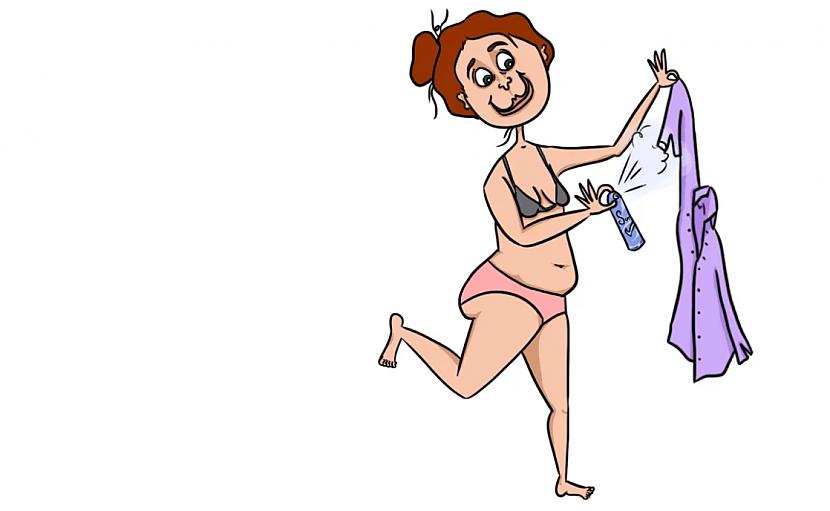 Kāpēc mazgāt drēbes ja var tās... Autors: matilde 11 lietas, ko dara katra slinkā meitene. Vai atpazīsti sevi?