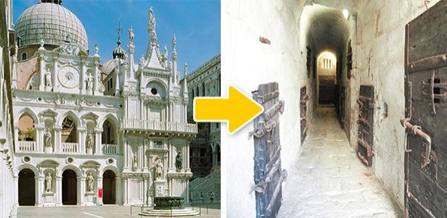 Cietums Dodžu pilī Venēcija... Autors: QOED 8 slepenas vietas.