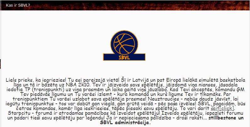 Scaronāds skats Jūs sagaida... Autors: Fosilija Tagad basketbola simulātoram ir četras komandas! Lielākā līga Latvijā!