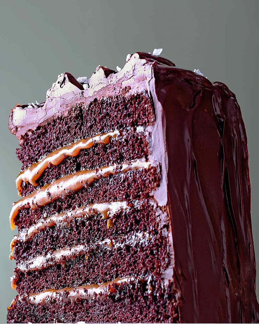  Autors: Diana Hemminga Bildes ar šokolādes kūkām
