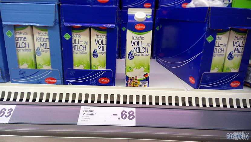 Piens  Mildona Frische... Autors: Mahitoo Pārtikas izmaksas Latvijā un Vācijā