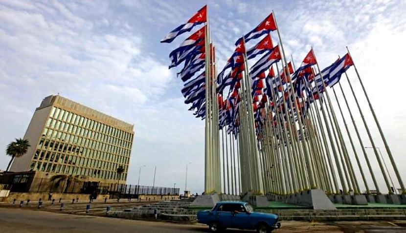 Asv vēstniecība HavanāPēc... Autors: Lestets Mistiski skaņas uzbrukumi Kubā turpinās