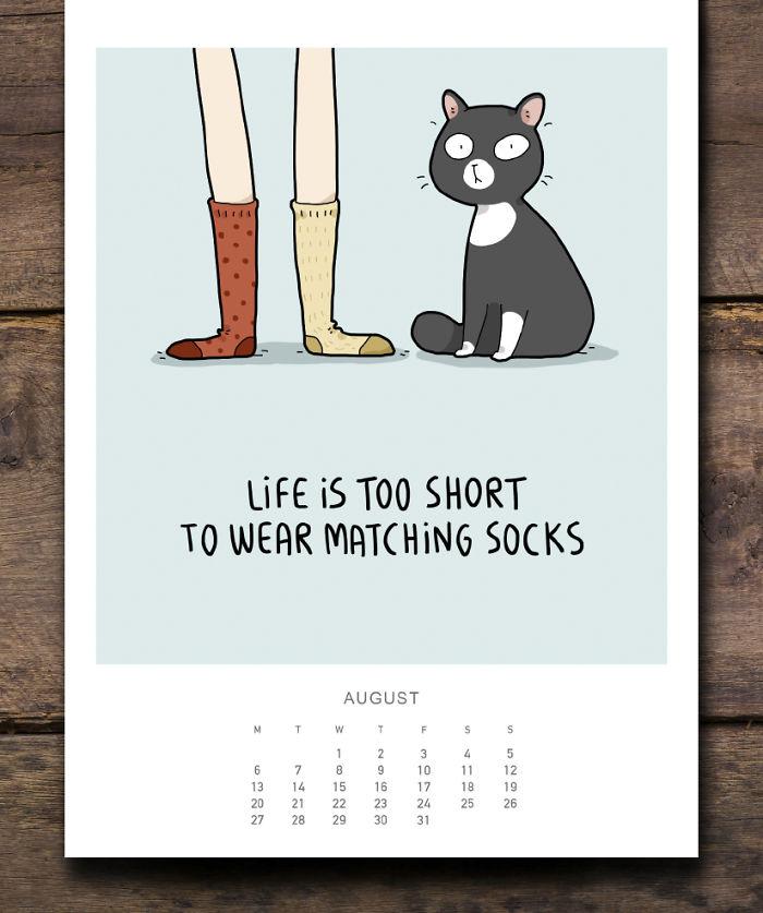  Autors: shnaps Ja Tu esi kaķu mīlis, tad Tev vajag šādu kalendāru savās mājās!