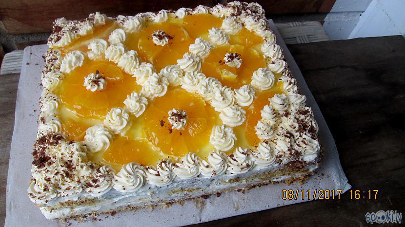 Aukstumā uz lodžijas kūkai... Autors: rasiks Biezpiena kūka ar apelsīniem