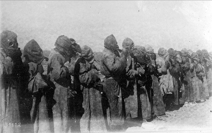 Gāzmaskas Mezopotāmijā 1918 Autors: Lestets 1. pasaules kara ieroči un tehnoloģijas | 1. daļa