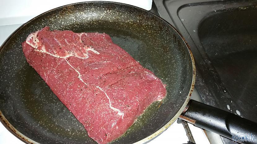Liekam steiku uz pannas Autors: ceipis12 Antrekota steiks