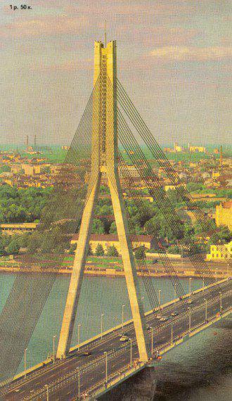1982 gads Autors: ĶerCiet Bildes no Vanšu tilta celtniecības 1977/81. gadā