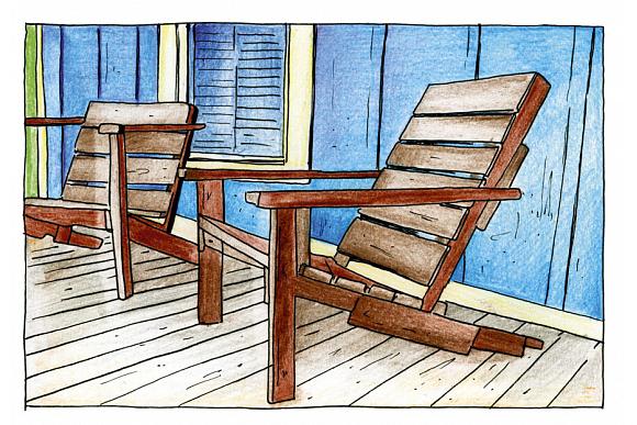 Roku balstiem... Autors: Fosilija Uztaisi pats: Dārza krēsls no paletēm