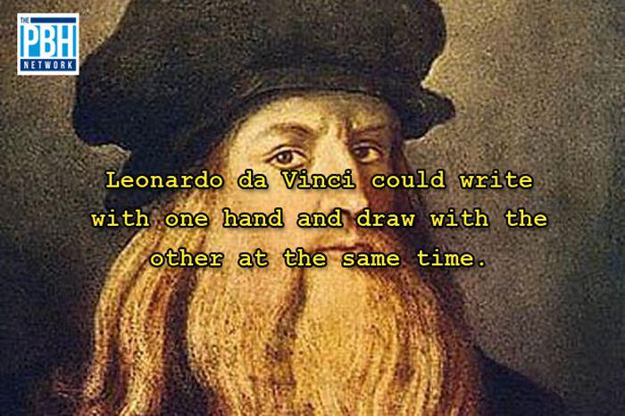 Leonardo da vinči varēja... Autors: Vsauce Interesanti fakti