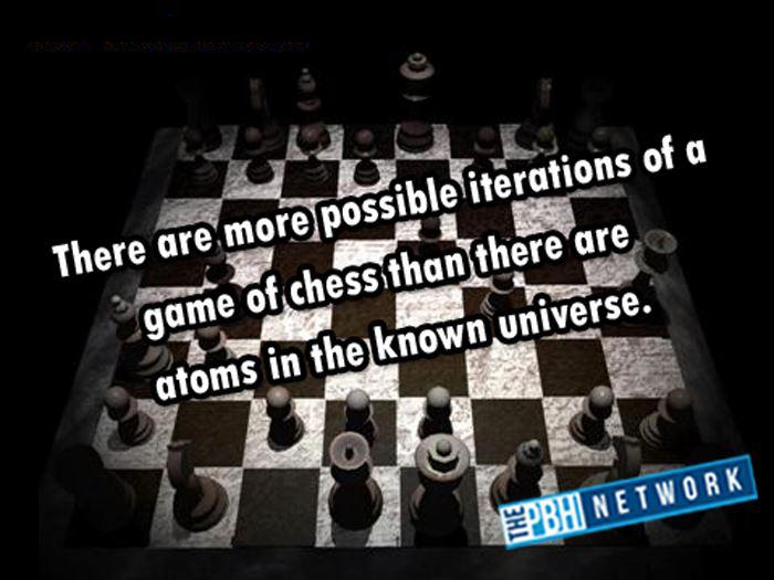 Ir iespējami vairāki šaha... Autors: Vsauce Interesanti fakti