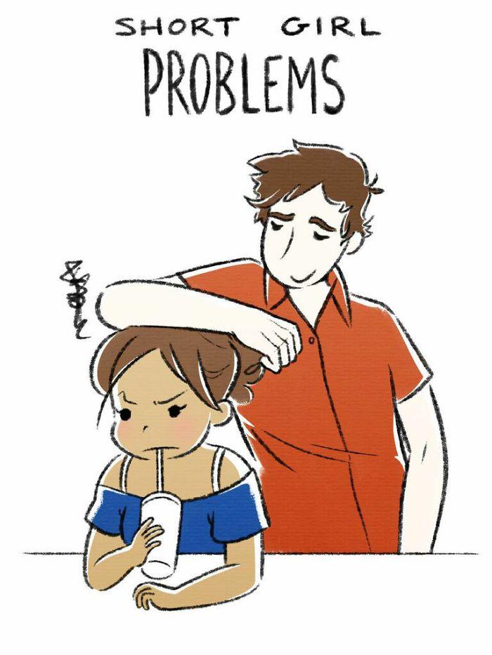  Autors: matilde Garo un īso meiteņu problēmas 14 patiesās ilustrācijās