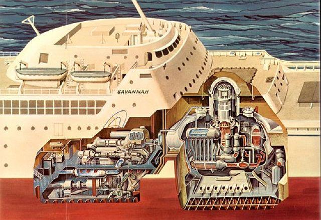 Kuģa kodolreaktors ražoja 74... Autors: eduards1537 Atomkuģis NS Savannah
