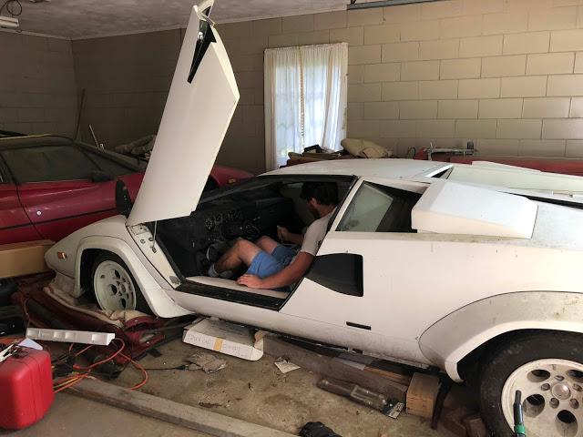 quotNeprasiet man kāpēc man... Autors: Lestets Viņš atrada savas vecāsmātes garāžā 1981. g. "Lamborghini Countach"!