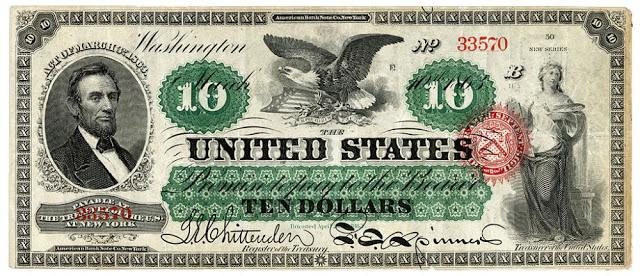 Savienības 1862 g 10Likumā... Autors: Lestets Kā ir mainījušies "zaļie" dolāri laika gaitā?