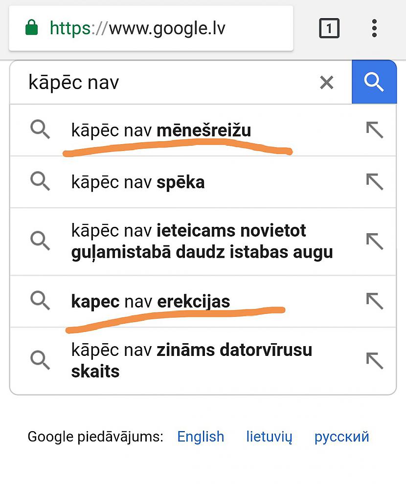 Okey Noskaidrojām ka... Autors: ORGAZMO Ko latvieši visbiežāk meklē Googlē?