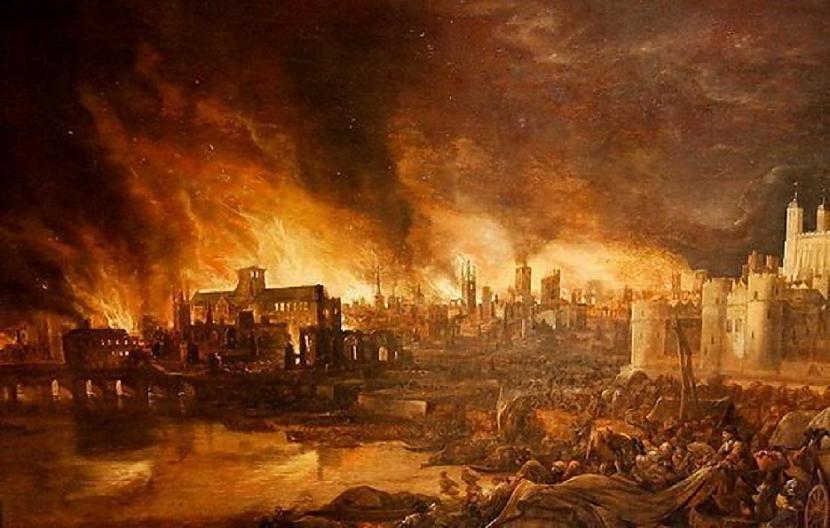 Lielais ugunsgrēks Londonā... Autors: pyrathe Liktenīgas kļūdas, kuras izmainīja pasaules vēsturi