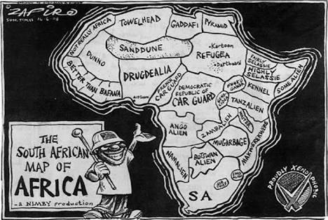 Karikatūra kā Dienvidāfrikāņi... Autors: Zigzig Ksenofobiskie uzbrukumi Dienvidāfrikā