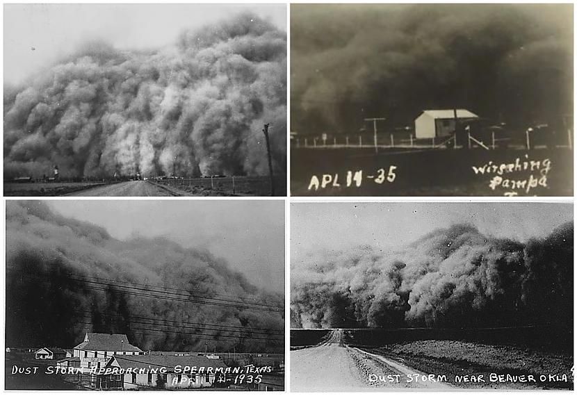 Melnā svētdiena1935gada... Autors: Testu vecis Lielākā cilvēku radītā ekoloģiskā katastrofa ASV vēsturē