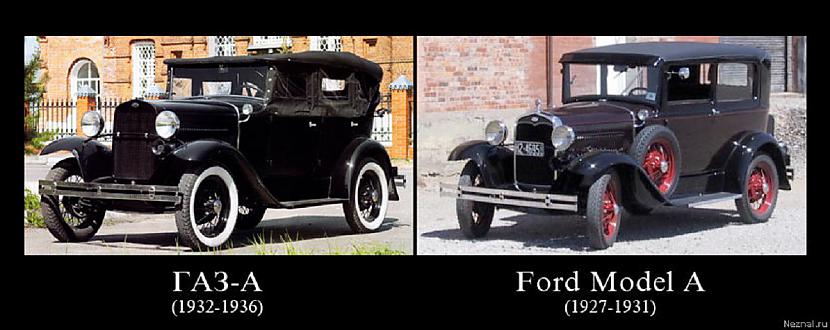 Viss aizsākās ar Ford Model A... Autors: pyrathe No kā tika kopētas PSRS laiku automašīnas?