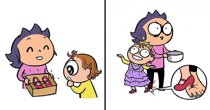  Autors: matilde Mamma ilustrē, kā divgadnieks var nodarīt Tev pāri, un tas ir pārāk sāpīgi!