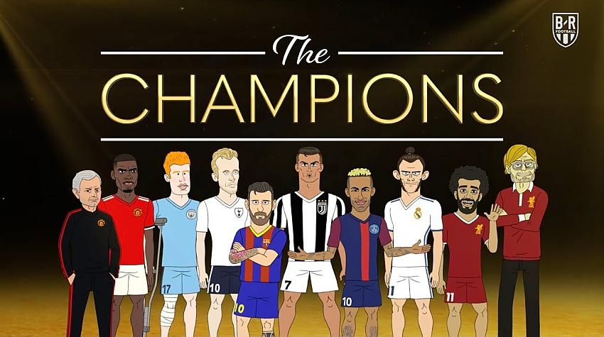 The Champions - ar humoru par futbola zvaigznēm