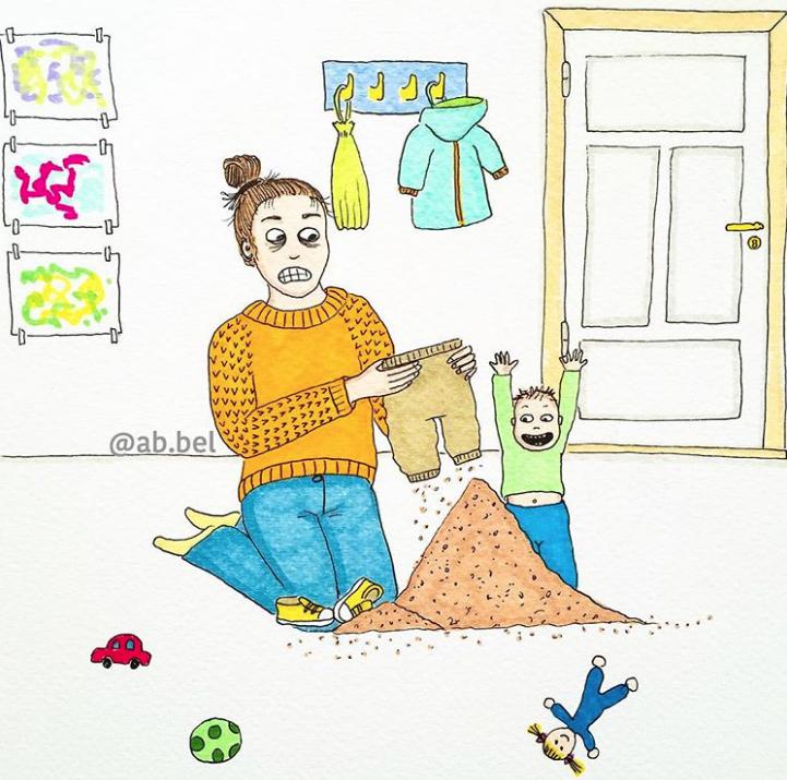 Tā vienkārscaroni nav ka bērns... Autors: matilde 13 mīlīgi zīmējumi, kas atklāj patieso vecāku ikdienu ar mazu bērnu