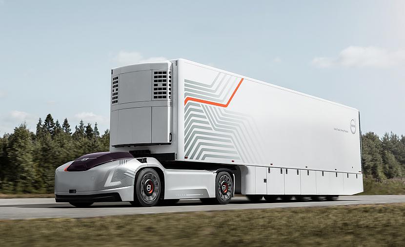 Pievienoju arī video Auto... Autors: The Next Tech Tech ziņas 2 - Volvo prezentēja jaunu bezpilotnieka kravas auto bez kabīnes...