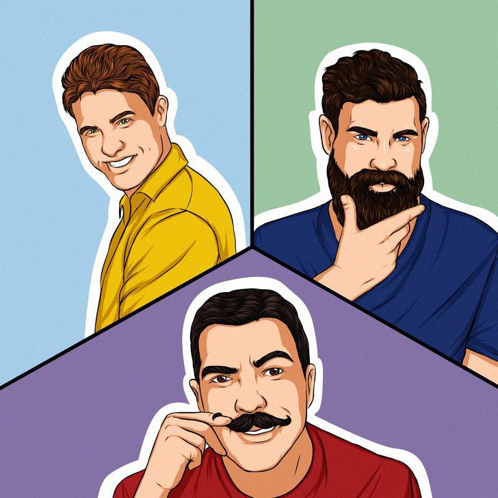 Ilustrācija Alena SofronovaIr... Autors: matilde Pasaulē ir tikai 3 vīriešu tipi. Atrodi starp tiem savējo!