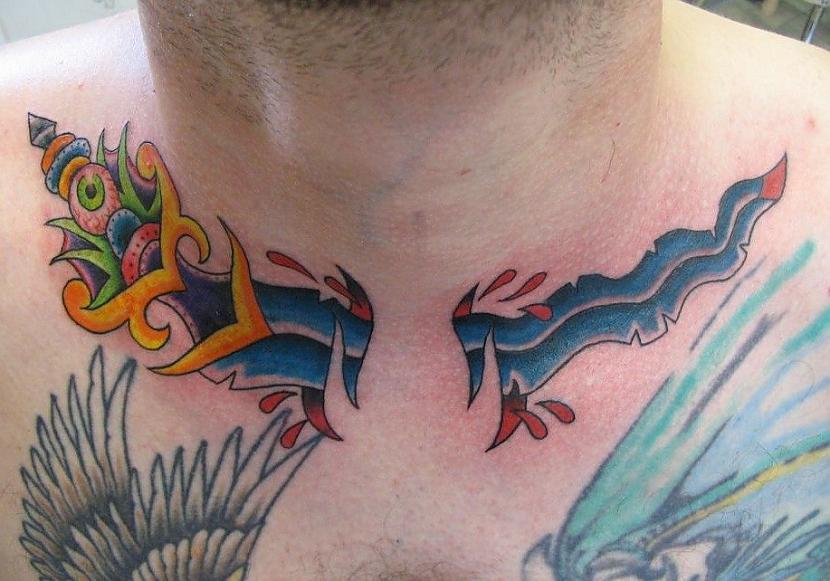 Nazis kaklāTetovējuma... Autors: Lestets Cietumnieku tetovējumu nozīmes