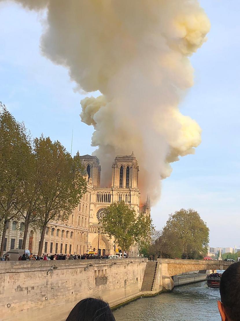  Autors: Epicentrs Parīzes Dievmātes katedrāle liesmās