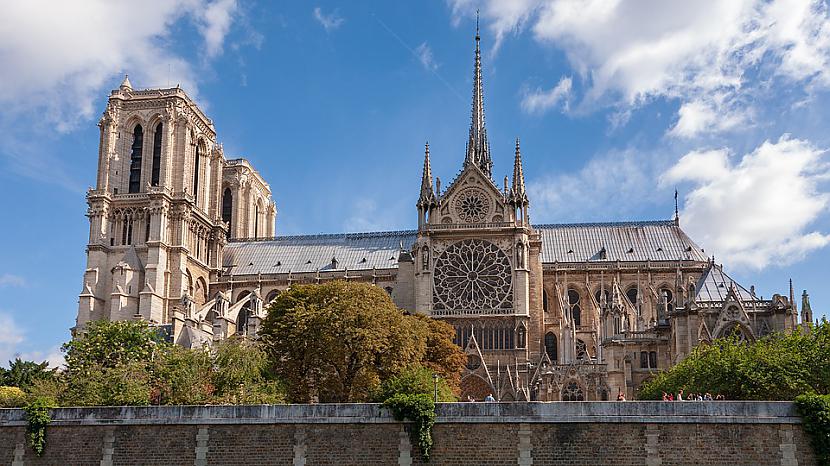 Lai arī divi torņi palika... Autors: Lestets Parīzes Dievmātes katedrāli var palīdzēt atjaunot ...videospēle!