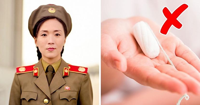 Sieviescaronu higiēnas... Autors: Lestets 16 lietas, kas ir aizliegtas Ziemeļkorejā