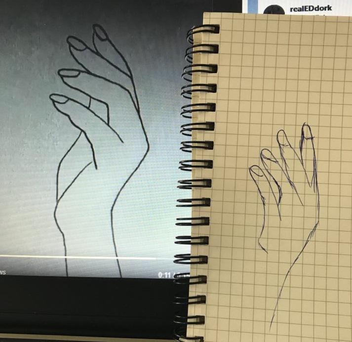 Pieņemu pasūtījumus uz cilvēku... Autors: matilde «Twitter» flešmobs: Pamēģini uzzīmēt roku pēc vienkāršas pamācības