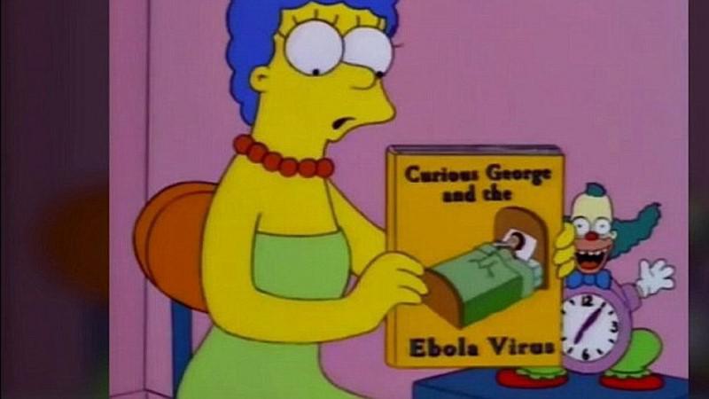 nbspEbolas vīruss1997gadā... Autors: matilde 14 reizes, kad «Simpsoni» paredzēja nākotni labāk nekā Vanga