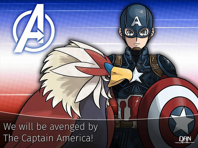Kapteinis Amerika un... Autors: Latvian Revenger Atriebēji un Pokemoni