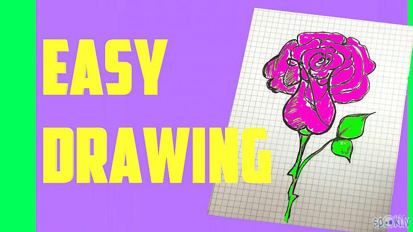  Autors: Halynka Georgiatx How to draw a cute rose
