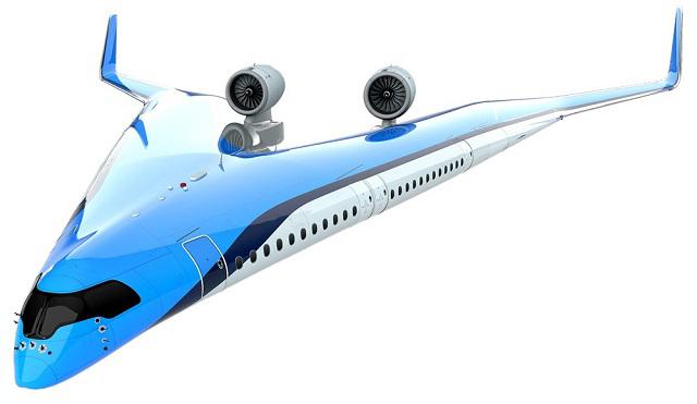 Fotoattēlā redzams ka... Autors: Fosilija Laineris Flying-V - nākotnes pasažieru lidmašīna