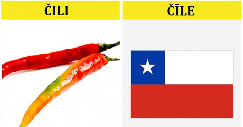 Čili pipari ir nosaukti par... Autors: Lestets 12 stereotipi par dažādām valstīm, kas vietējiem iedzīvotājiem ir apnikuši