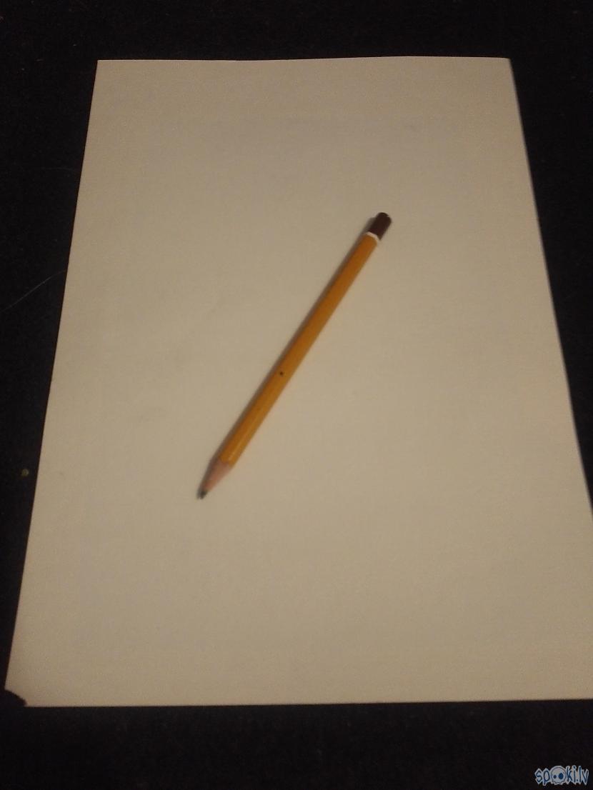 Ņemam baltu lapu HB vai B... Autors: Sandis Bents2 Skaties kā zīmēt cilvēku!