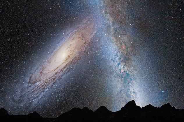Mūsu galaktika un Andromedas... Autors: Testu vecis 9 lietas, kas notiks pēc tam, kad Saule mirs
