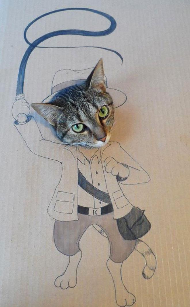  Autors: matilde Galerija: Kartona kaķu māksla