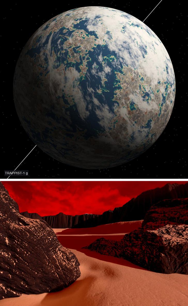 quotTRAPPIST1equotnbspGandrīz... Autors: Lestets 10 nesen atklātas planētas, kas ir līdzīgas Zemei