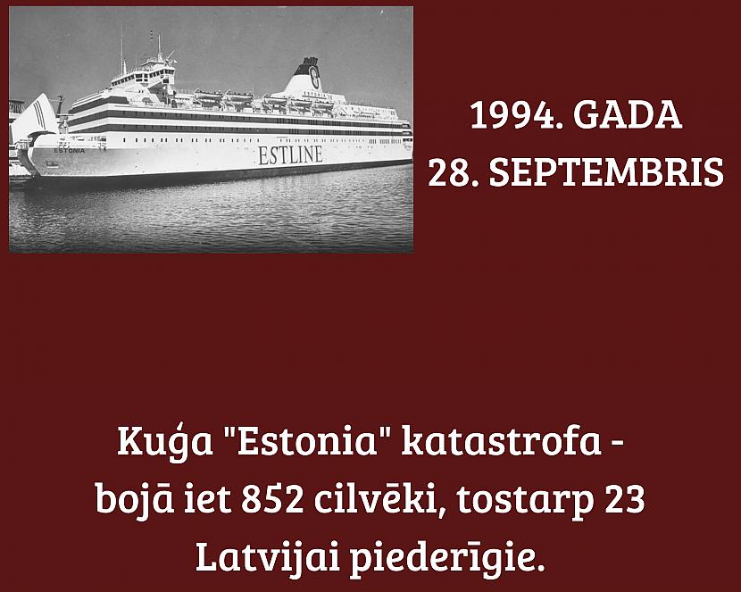 Uz kuģa atradās 29 Latvijai... Autors: Krā 100 vēsturiski notikumi Latvijas simtgadē