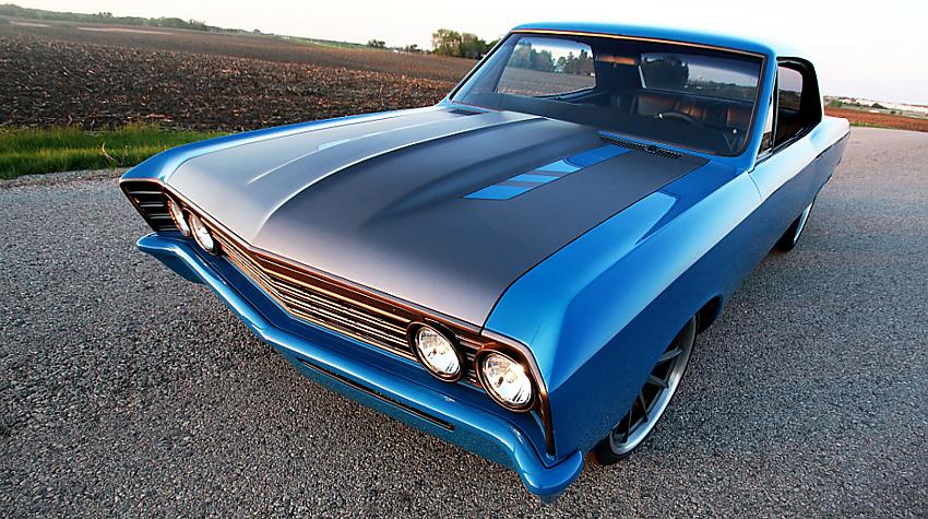 1967 Chevrolet Chevelle Malibu Pro Touring​​​ ​tapšana.