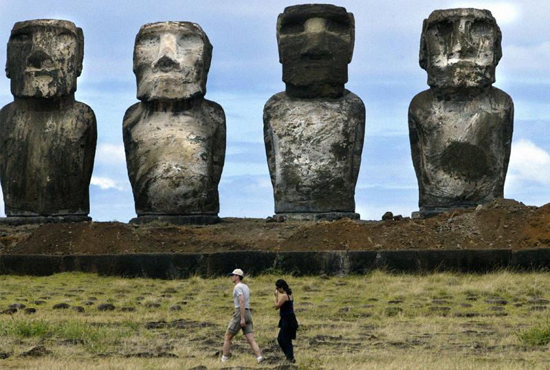 Moai statujas Lieldienu... Autors: matilde 7 milzīgas statujas dažādās pasaules vietās