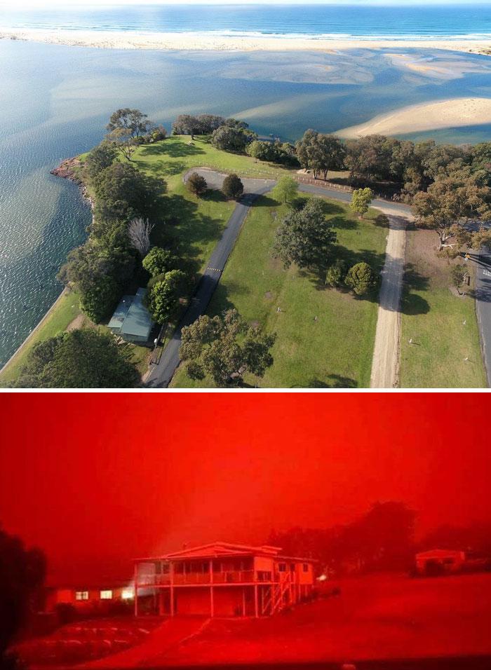 nbspSkaistā Malakotas... Autors: Lestets 19 fotogrāfijas no Austrālijas: Pirms un pēc mežu ugunsgrēkiem